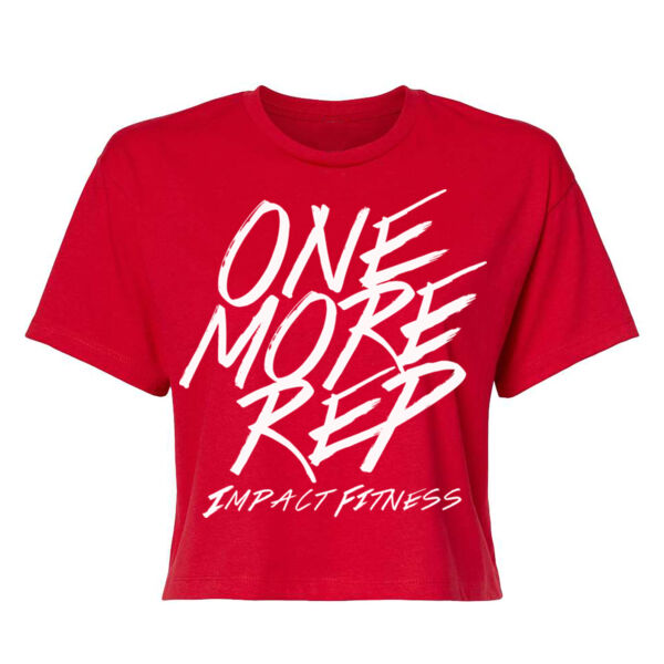 ONE MORE REP BRUSH - WOMEN'S CROP T-SHIRT Thumbnail